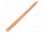 Braids; earthing tape; W: 20mm; 25mm2; Ø1: 9mm; Ø2: 9mm; 135A; L: 300mm