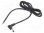 Kabel; 2x0,5mm2; DC 5,5/2,1 wtyk; kątowe; czarny; 1m; -20÷80°C; Cu