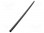 Heat shrink sleeve; dual wall,glued; 4: 1; 32mm; L: 1.2m; black