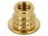 Threaded insert; brass; M4; BN 37896; L: 5.6mm; for plastic