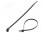 Opaska zaciskowa; L: 147,3mm; W: 2,5mm; czarny; poliamid; 178N