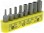 Zestaw: końcówki wkrętakowe 1/4" (C6,3); 8szt; 30mm
