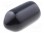 Nasadka; Korpus: czarny; Øwewn: 4mm; PVC Soft; L: 8mm