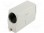 Enclosure: for HDC connectors; Han B; size 24B; for cable; angled