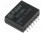 Transformator: Ethernet; SMD; Getr: RX 1:1,TX 1:1; 1,2dB