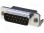 D-Sub; PIN: 15; socket; male; 7,2mm standard; Locking: screws; THT