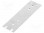 Power supplies accessories: mounting holder; 98.5x28x0.8mm