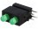 LED; w obudowie; zielony; 3mm; Il.diod: 2; 20mA; 40°; 10÷20mcd