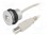 Gniazdo USB 2.0 B/B; 22mm; IP20; Kolor: srebrny; -25÷70°C