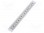 Ruler; V: figures horizontally arranged, self-adhesive; W:11mm