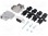 D-Sub; PIN: 9; Stecker; männlich; abgeschirmt,Stanzkontakte; Löten