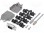 D-Sub; PIN: 9; Stecker; weiblich; Drehkontakte; gerade; Löten
