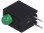 LED; w obudowie; zielony; 3mm; Il.diod: 1; 20mA; 40°; 2,2÷2,5V