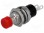 Schalter: Druck-; 1-stellig; SPST-NO; 1A/250VAC; rot; Auf: Ø7mm