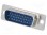 D-Sub HD; PIN: 26; Stecker; männlich; gerade; Löten; für Leitungen