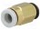 Push-in fitting; threaded, straight; M5; outside; -1÷10bar