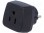 Adapter; czarny; 15A; 230VAC; PIN:3; Układ wypr:2P+PE