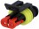 Connector: wire-wire; Superseal 1.5; plug; female; PIN:2; IP67