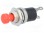 Schalter: Druck-; 1-stellig; SPST-NO; 3A/125VAC; rot; Ø7mm; 20mΩ