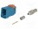 Stecker; FAKRA II SMB; weiblich; gerade; RG174,RG316; meeresblau