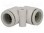 Steckverbindung; 90° Winkel; -1÷10bar; Mat: Polypropylen