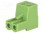 Klemmleiste abschaltbar; 5mm; Wege: 2; gerade; Stecker; weiblich
