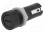 Fuse holder; 5x20mm; 10A; 250VAC; on panel; black; UL94V-0; 5mΩ