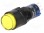Schalter: Druck-; 2-stellig; SPDT; 0,5A/250VAC; 1A/24VDC; gelb