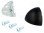 Winkel; für Profile; Nutbreite:8mm; Aluminium; Profilgröße:40mm