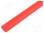 Schrumpfschlauch; kleberfrei; 2: 1; 19mm; L: 1m; rot; Polyolefin