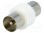 Coupler; straight; coaxial 9.5mm plug,both sides