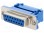 D-Sub; PIN: 15; plug; female; IDC; for ribbon cable; UNC4-40; 1.27mm