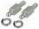 Spring lock set for D-Sub; SnapLock; Application: cable-panel