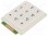Keypad: universal; Number of keys:12; plastic; 200mΩ; 1N; 20mA