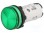 Lampka kontrolna; 22mm; Podśw: LED 230V AC; płaska; IP65; -25÷70°C