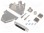 D-Sub; PIN: 25; plug; female; soldering; for cable; black