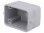 Enclosure: for rectangular connectors; size 44.27; IP66; PG13,5