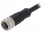 Plug; M12; PIN: 3; female; A code-DeviceNet / CANopen; IP67; 250V