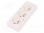 Connector: AC supply; splitter; Layout: 2P+PE; white; 250VAC; 16A