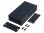 Obudowa: z panelem; TUF; X: 55mm; Y: 160mm; Z: 25mm; aluminium; czarny