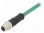 Stecker; M12; PIN: 8; männlich; Code X-ProfiNET; 2m; IP67; 50V; 500mA