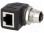 Adapter; RJ45 gniazdo, M12 gniazdo żeńskie; PIN:4; kątowe 90°