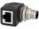 Adapter; RJ45 gniazdo,M12 męskie; kod D-Ethernet; PIN: 4; Kat: 5e