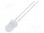 LED; 5mm; zielony; 2180÷3000mcd; 100°; 3÷5V; 20mA; Czoło: wypukłe