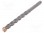 Wiertło; do betonu; Ø: 12mm; L: 160mm; metal; węglik spiekany