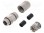 Wtyk; M12; PIN: 8; żeńskie; kod X-ProfiNET; na przewód; IDC; IP67