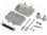 D-Sub; PIN: 25; plug; female; shielded; soldering; for cable; black