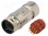 Steckverbinder: M23; Stecker; PIN: 12; männlich; Löten; gerade; IP68