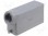 Enclosure: for Han connectors; Han; size 24B; for latch; angled