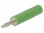 Adapter; zielony; 70VDC; 10A; 35,5mm; Izolacja: poliamid; -25÷80°C